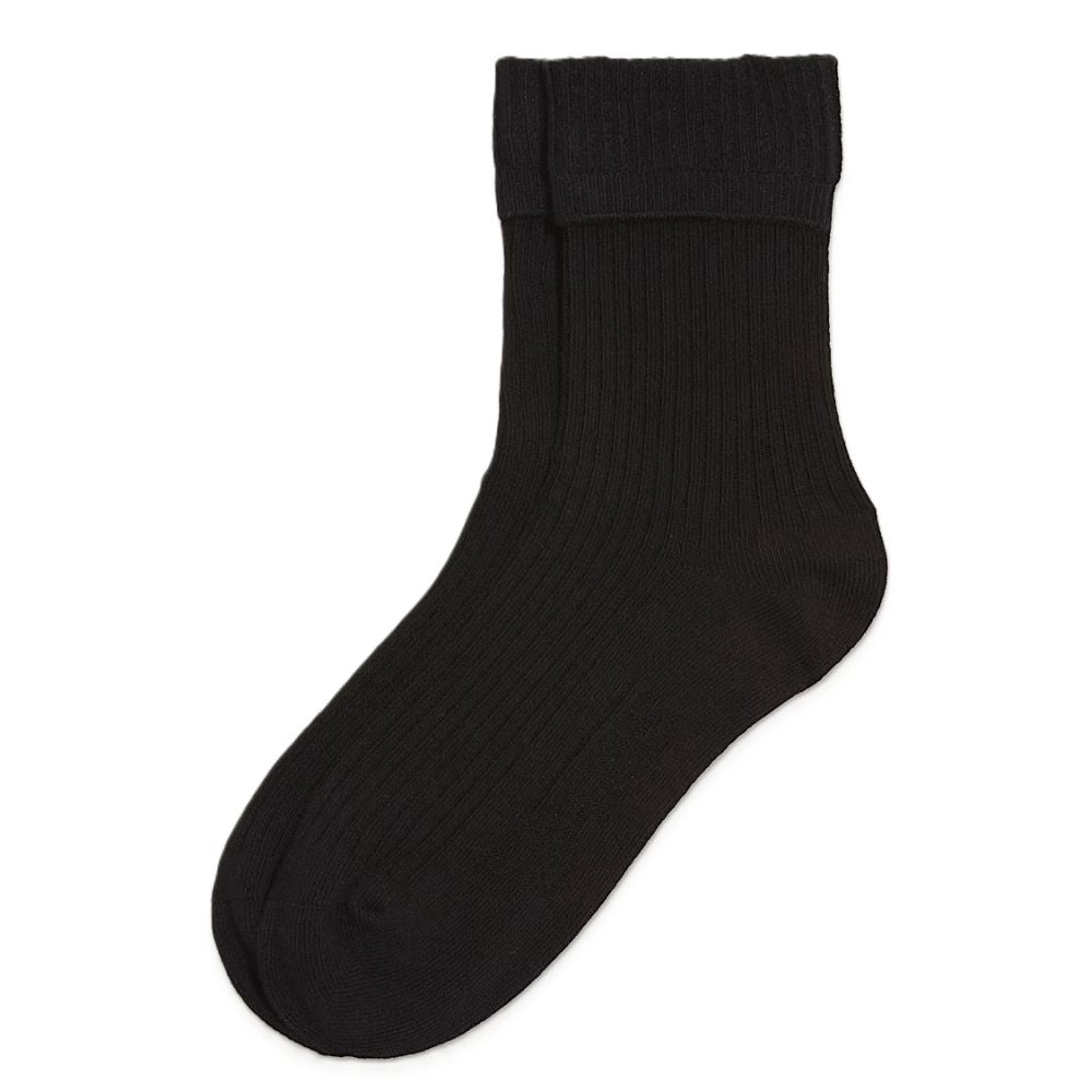 Vans Women's Cuff It Half Crew Socks in Black