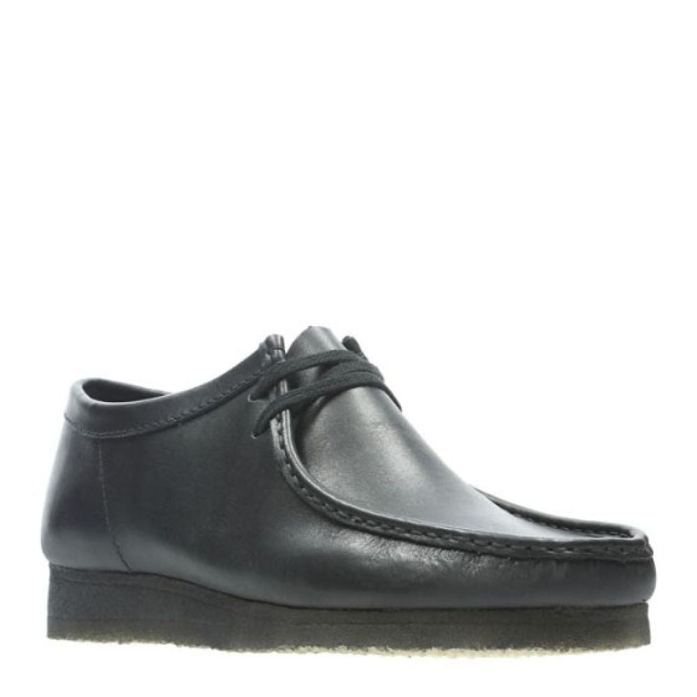 Clarks Men&#39;s Wallabee in Black Leather