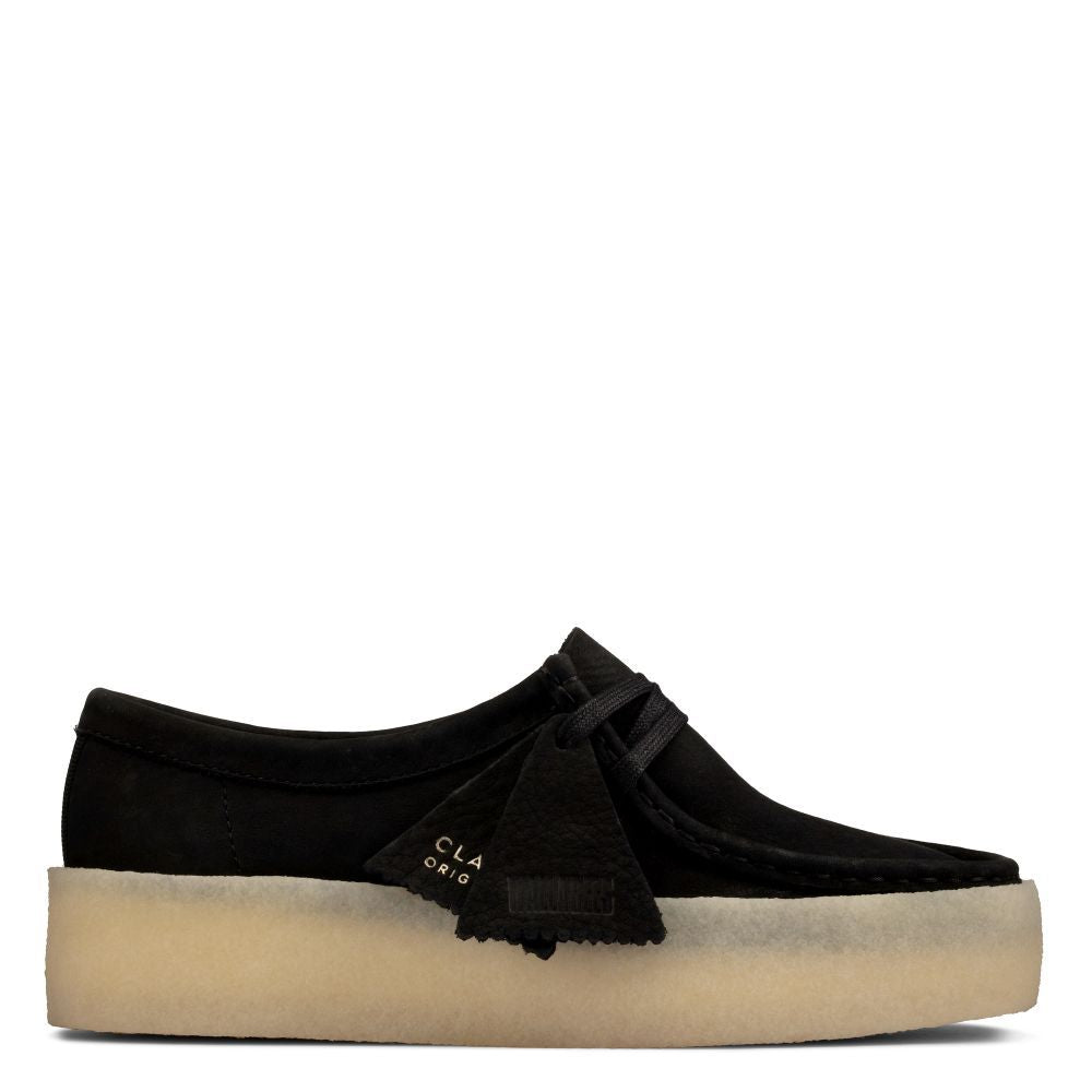 Clarks Women's Cup Black Nubuck – Getoutside Shoes