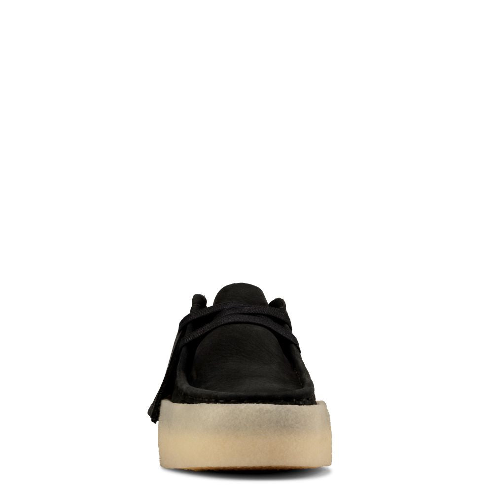 Clarks Women&#39;s Wallabee Cup in Black Nubuck