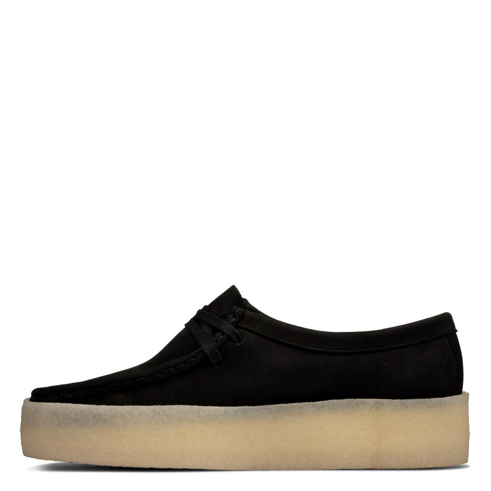 Clarks Women&#39;s Wallabee Cup in Black Nubuck