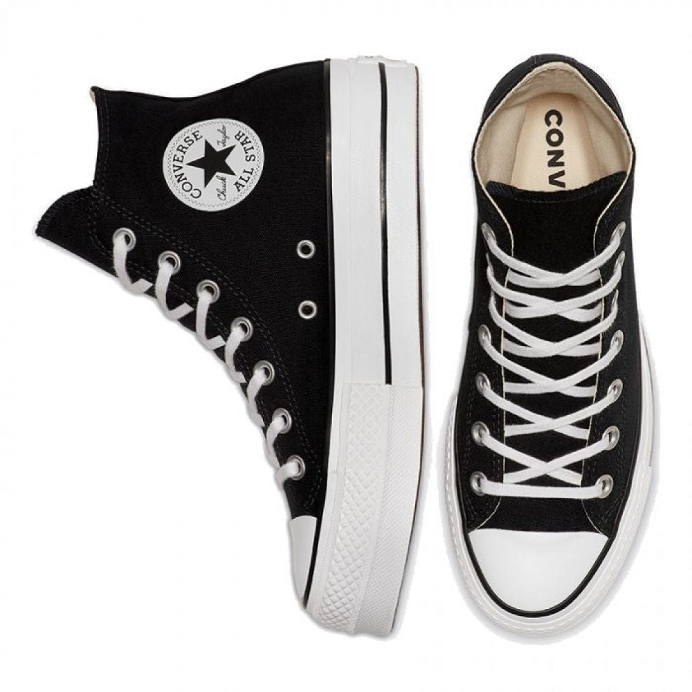 Converse Women&#39;s Chuck Taylor All Star Lift High Top in Black/White/White