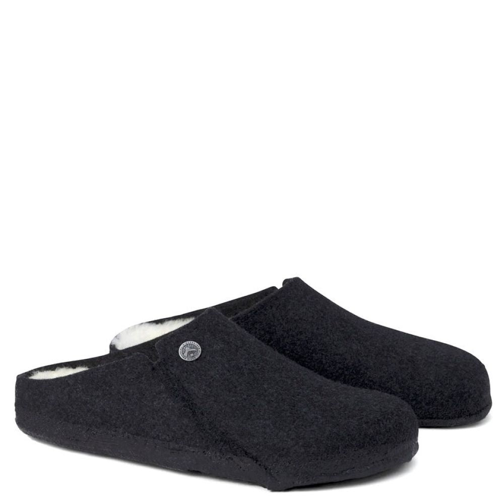 Birkenstock Women&#39;s Zermatt Shearling Wool Felt in Anthracite (Narrow Width)