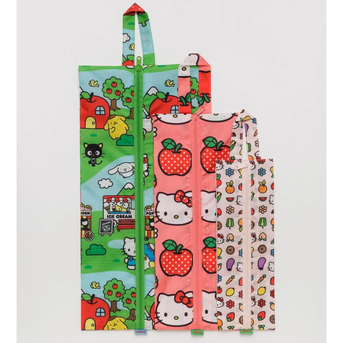 Baggu 3D Zip Set in Hello Kitty and Friends