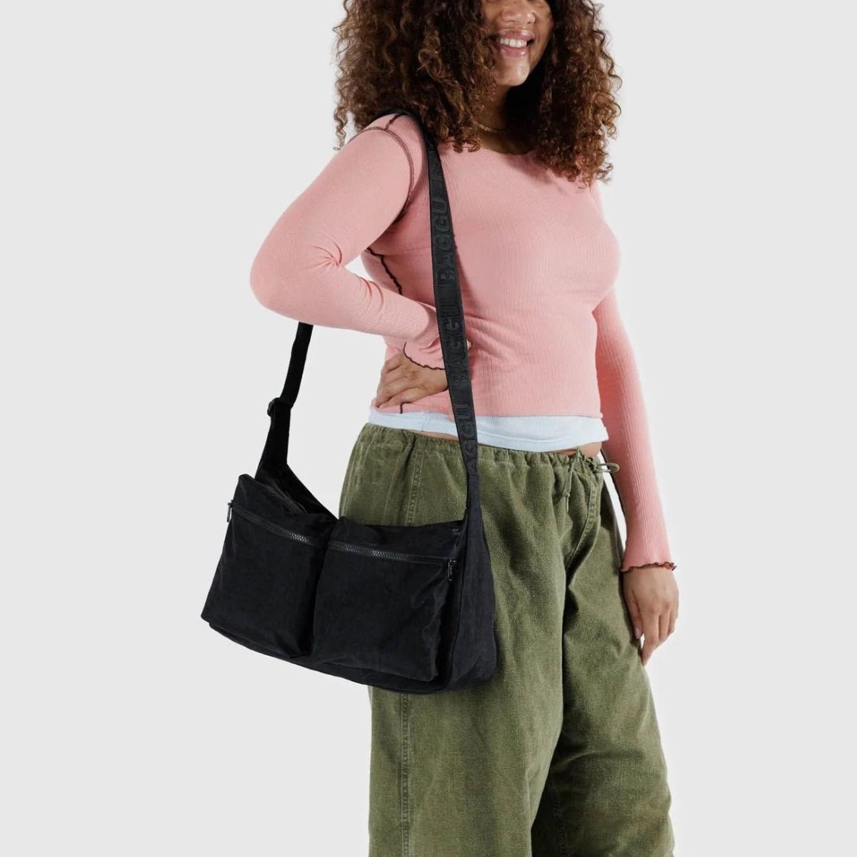 Baggu crossbody purse black deals