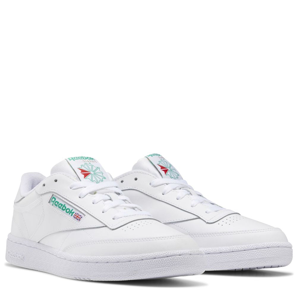 Reebok Women&#39;s Club C 85 in White/Green