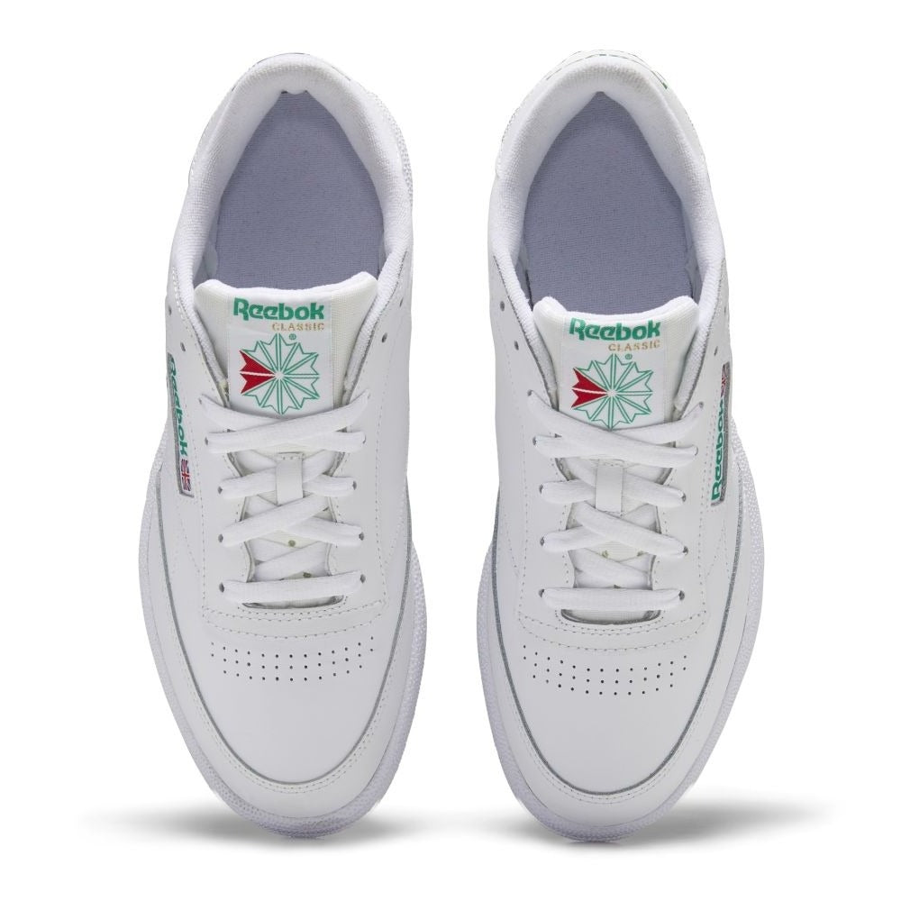 Reebok Women&#39;s Club C 85 in White/Green