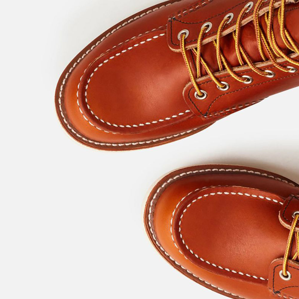 Red Wing Men's Classic 6 Inch Moc 875 in Oro Legacy