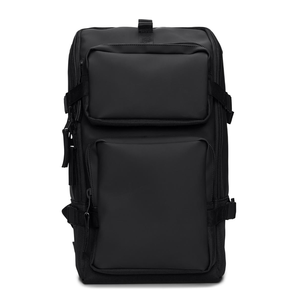 Rains Trail Cargo Backpack in Black