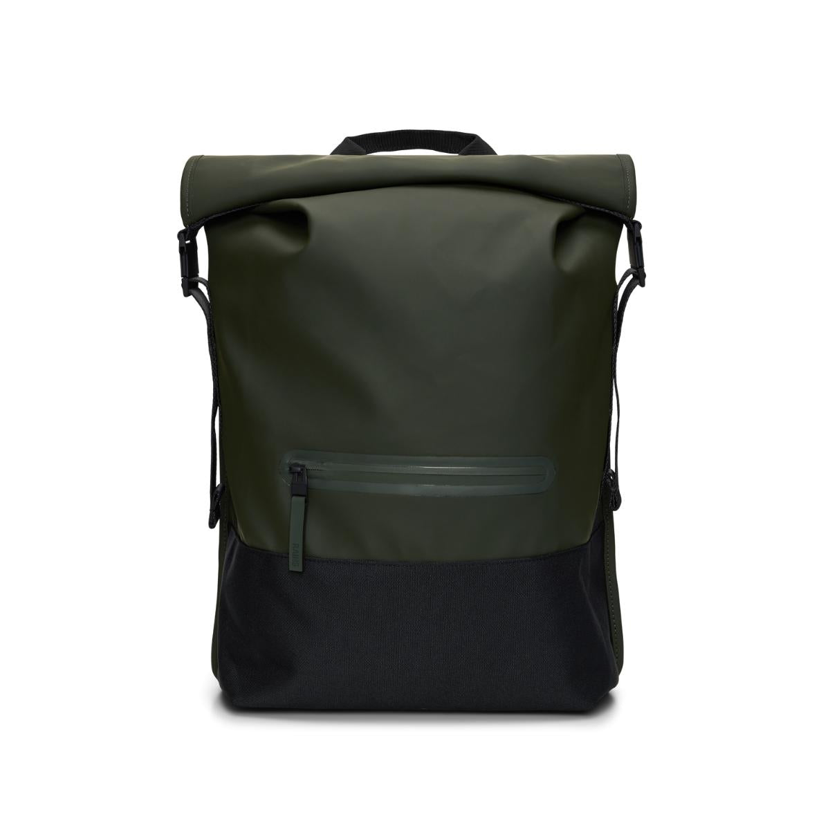 Rains Trail Rolltop Backpack in Green