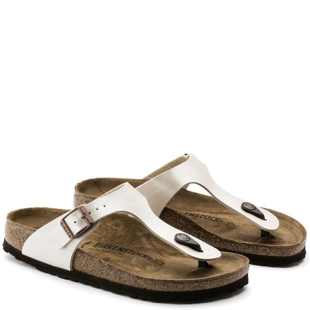 Gizeh Sandal Birkenstock Gizeh Graceful Pearl White Gizeh Birko