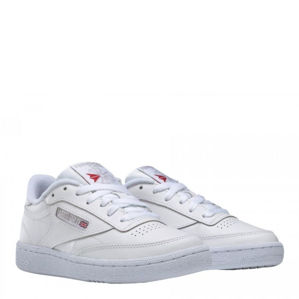 Reebok Women's Club C 85 in White/Sheer Grey