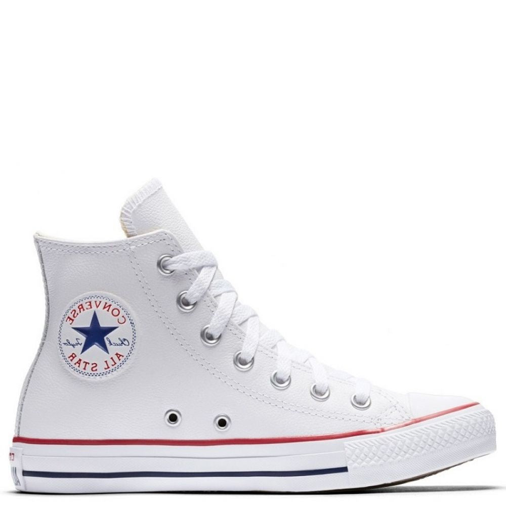 Converse | Chuck Leather Hi in Optic White | Getoutsideshoes.com – Getoutside Shoes