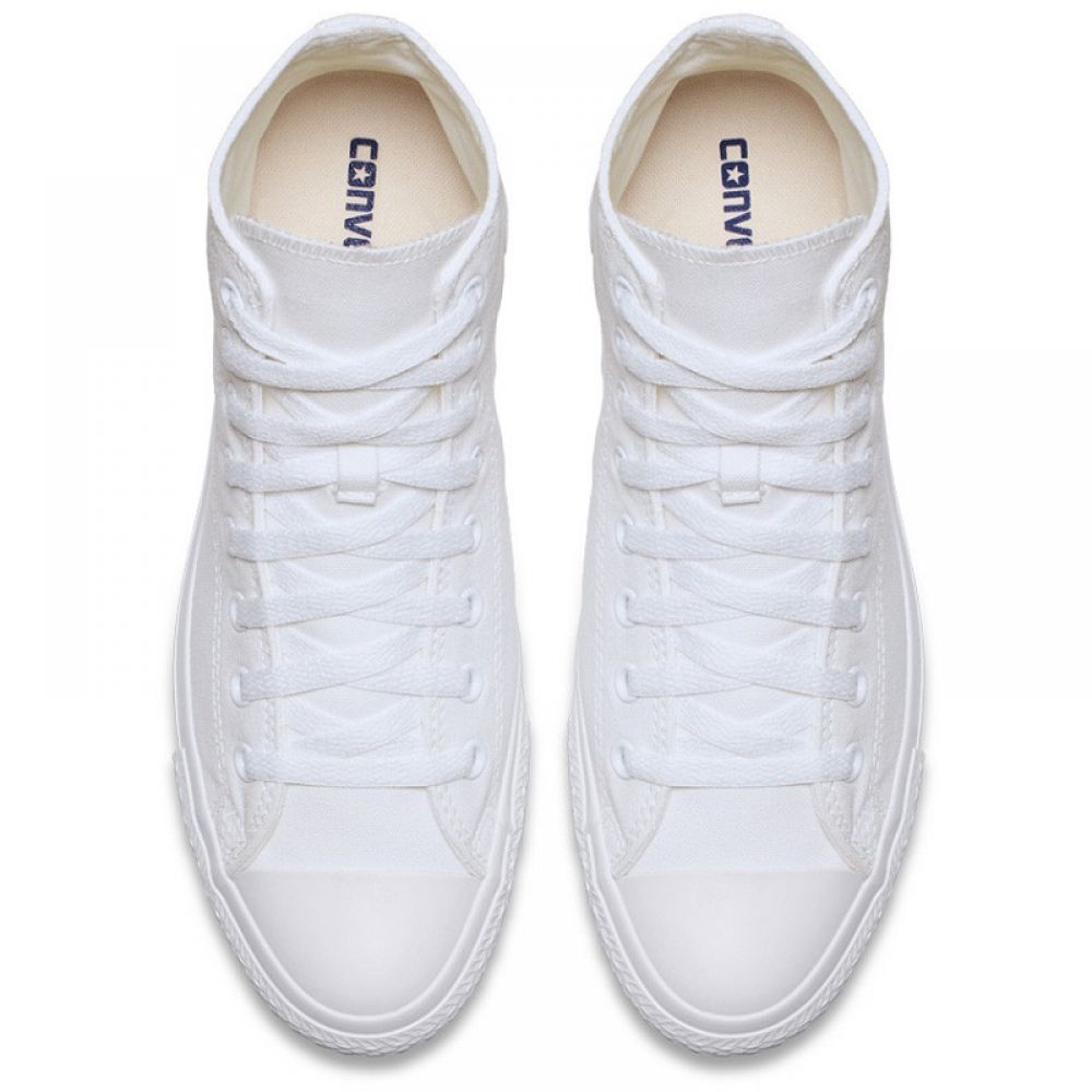 Converse Chuck Taylor All Star High Top in White Monochrome