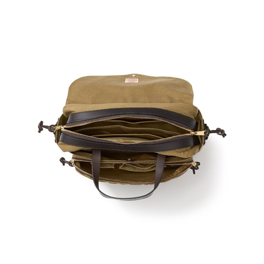 Filson Padded Computer Bag in Tan
