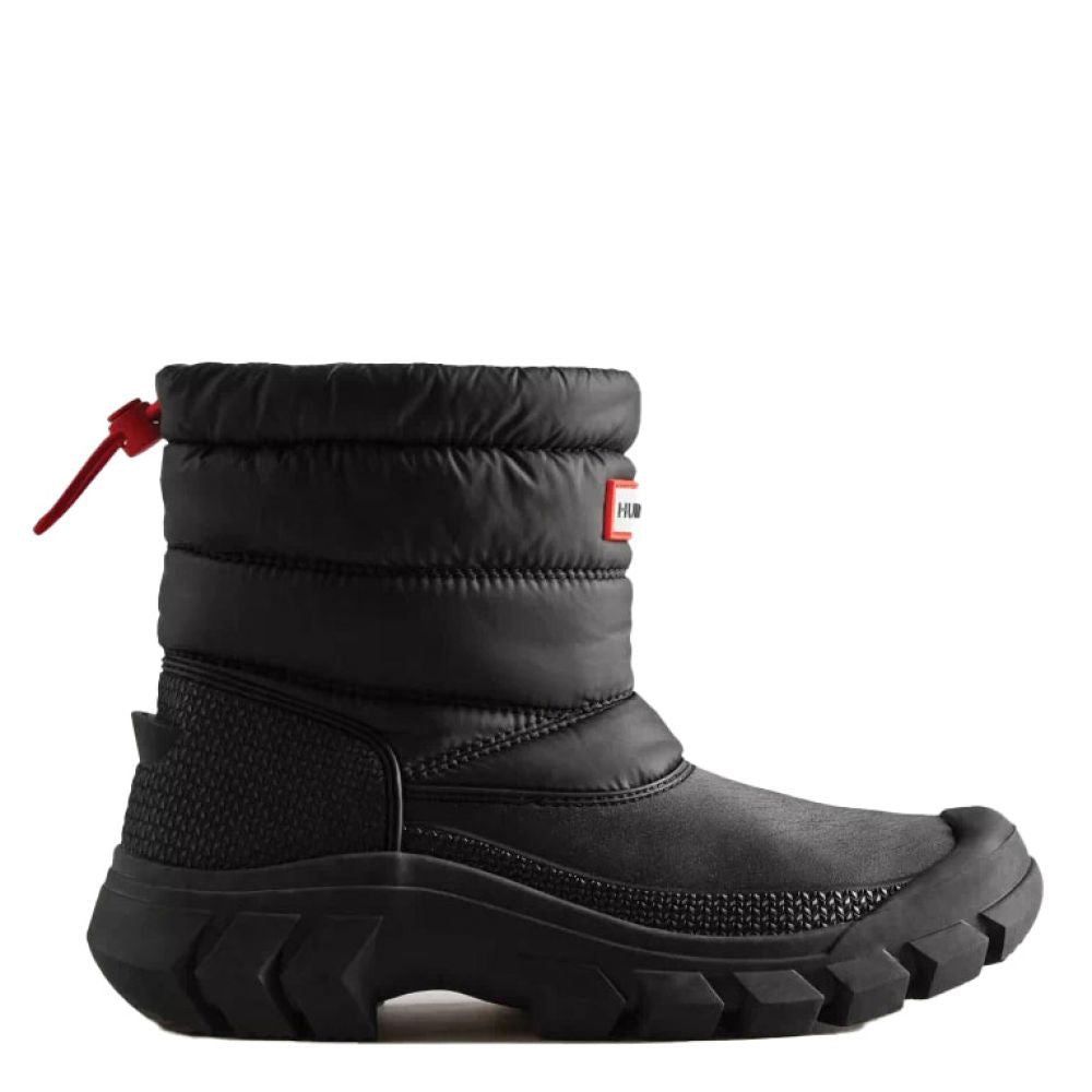 Hunter Women's Intrepid Insulated Short Snow Boots in Black