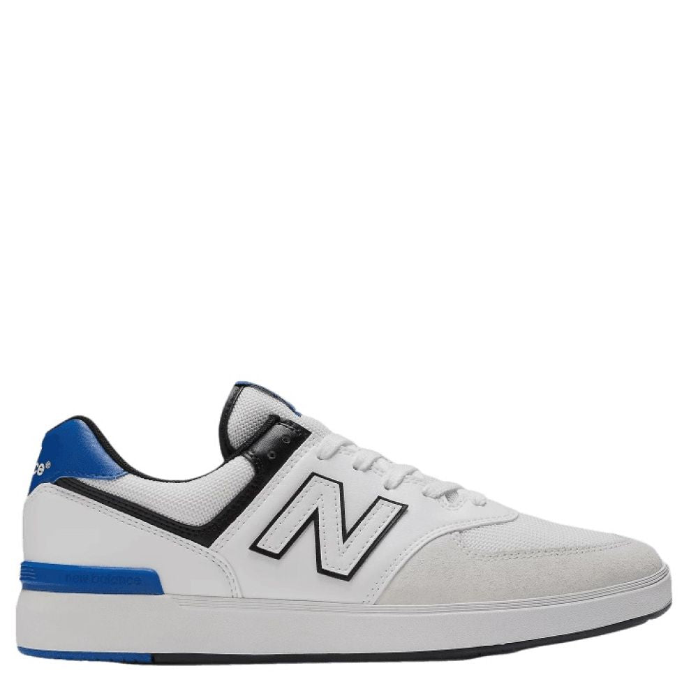 New Balance Men&#39;s CT574 in White with Royal