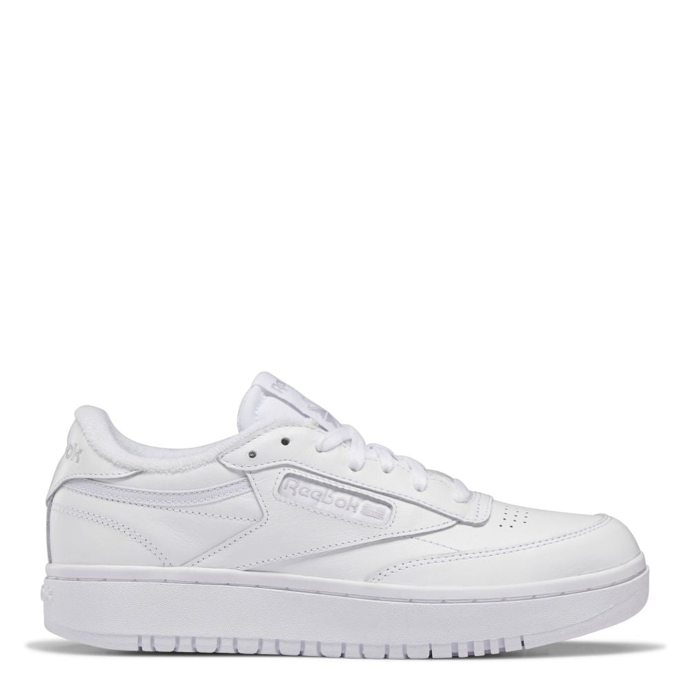 Reebok Women&#39;s Club C Double in Ftwr White/Ftwr White/Cold Grey 2