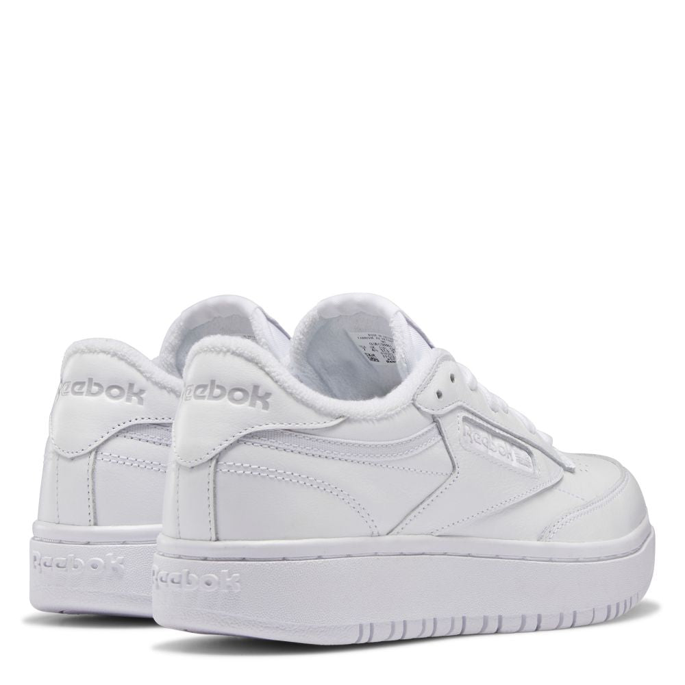 Reebok Women&#39;s Club C Double in Ftwr White/Ftwr White/Cold Grey 2