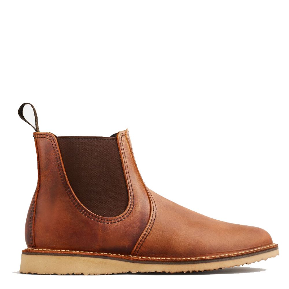 Red Wing Men's Weekender Chelsea 3311 in Copper (D Width)