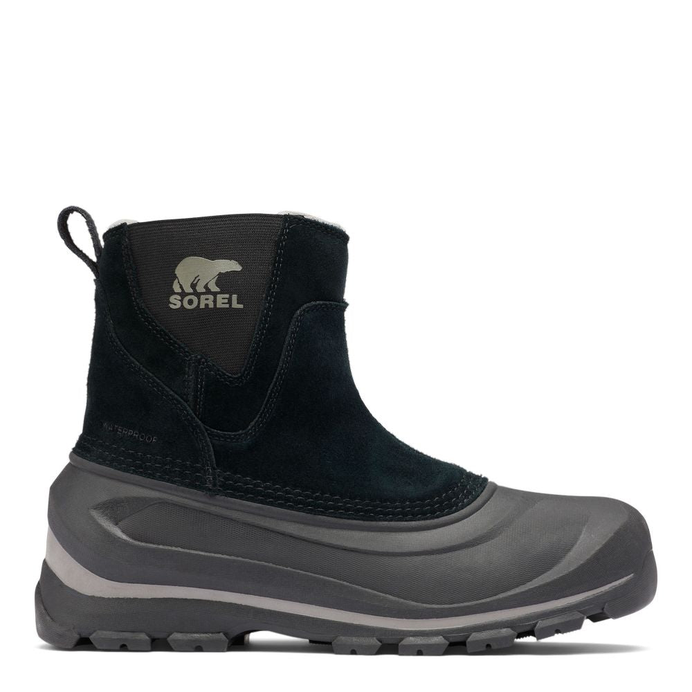 Sorel Men&#39;s Buxton Pull On Boot in Black/Quarry