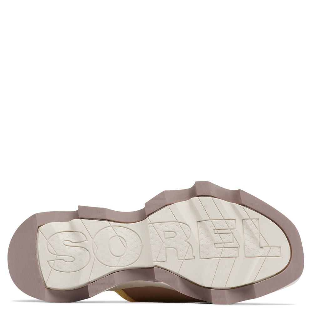 Sorel Women&#39;s Kinetic Impact Slide High Sandal in Honest Beige/Chalk