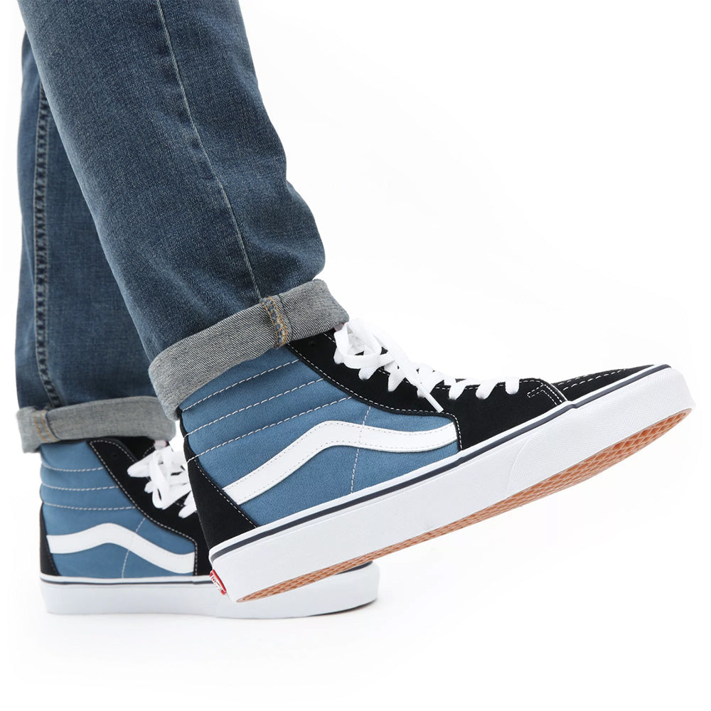 Vans SK8-Hi in Navy/White