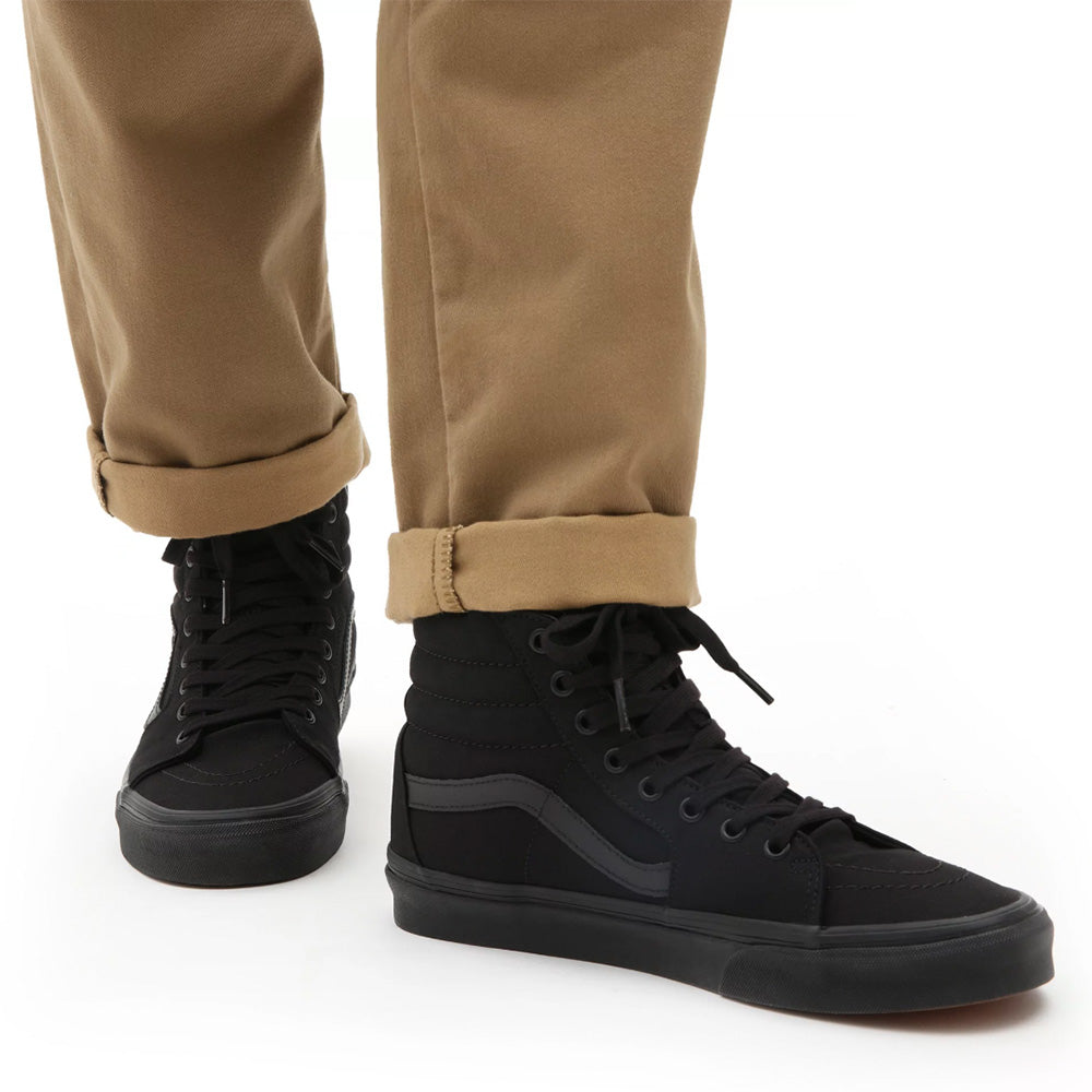 Platform Vans Outfit Ideas Black Old Skool Hi Top Vans With Jean