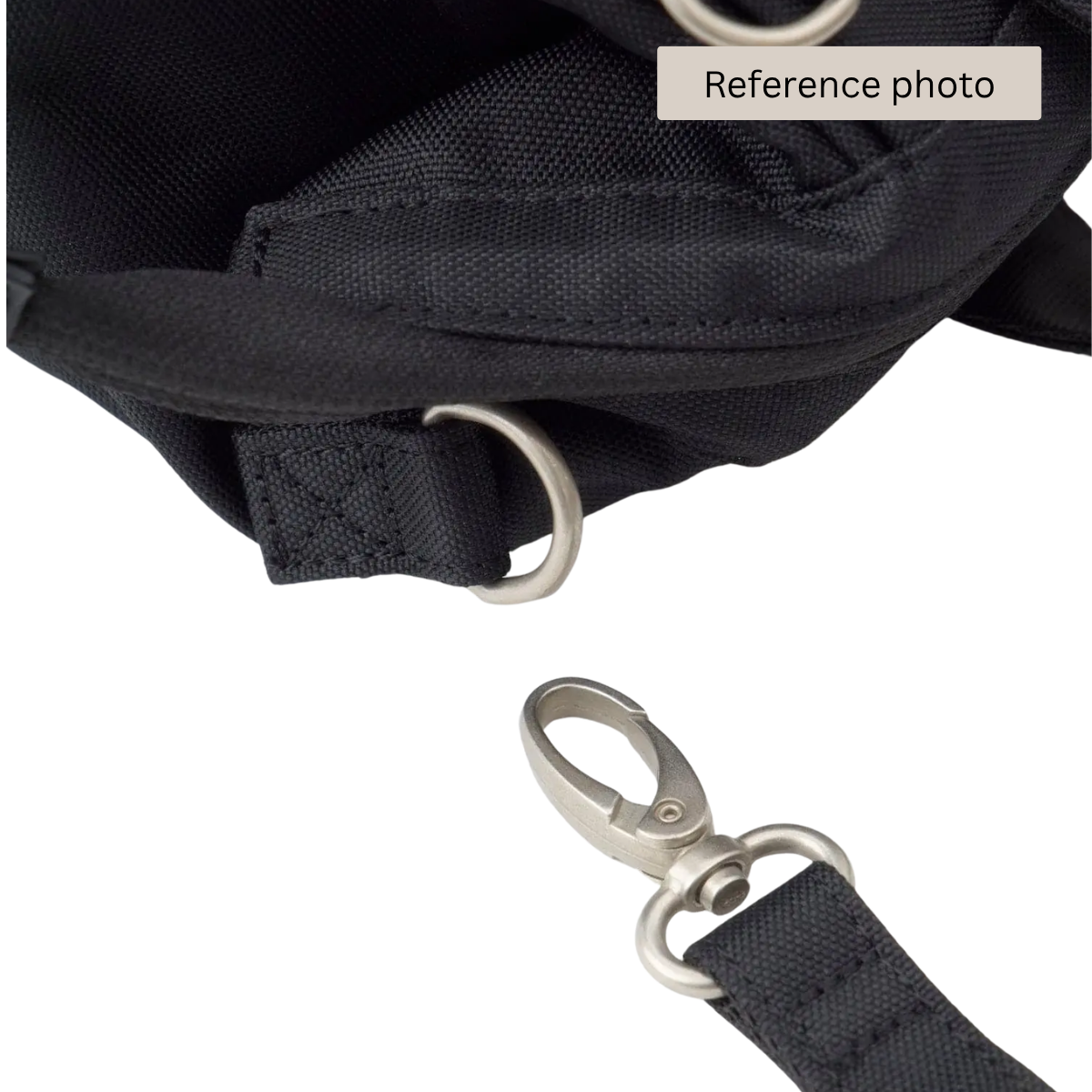 Anello Cross Bottle 2 Way Mini Shoulder Bag in Black
