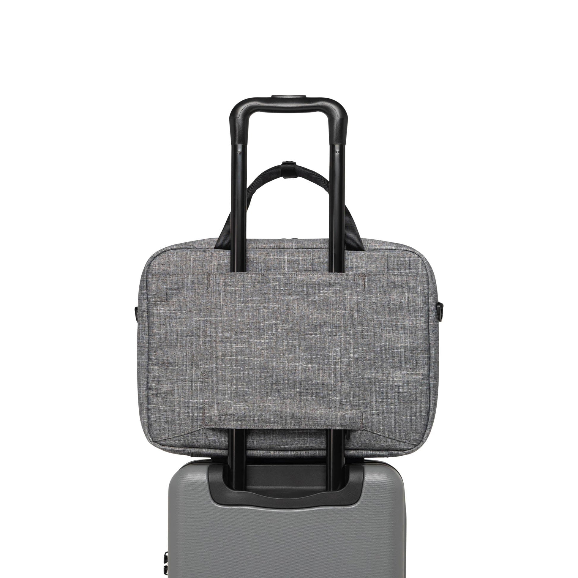 Herschel Tech Gibson Messenger in Raven Crosshatch