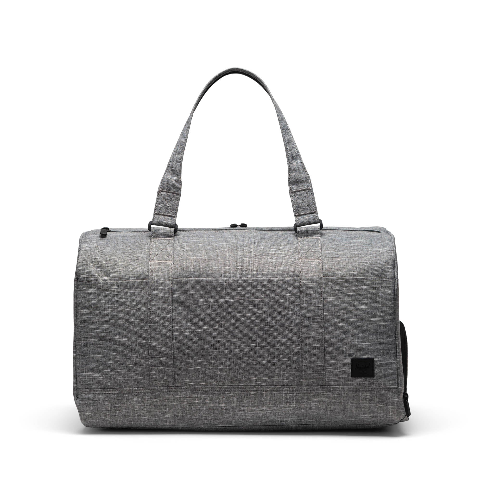 Herschel Tech Novel Duffle in Raven Crosshatch