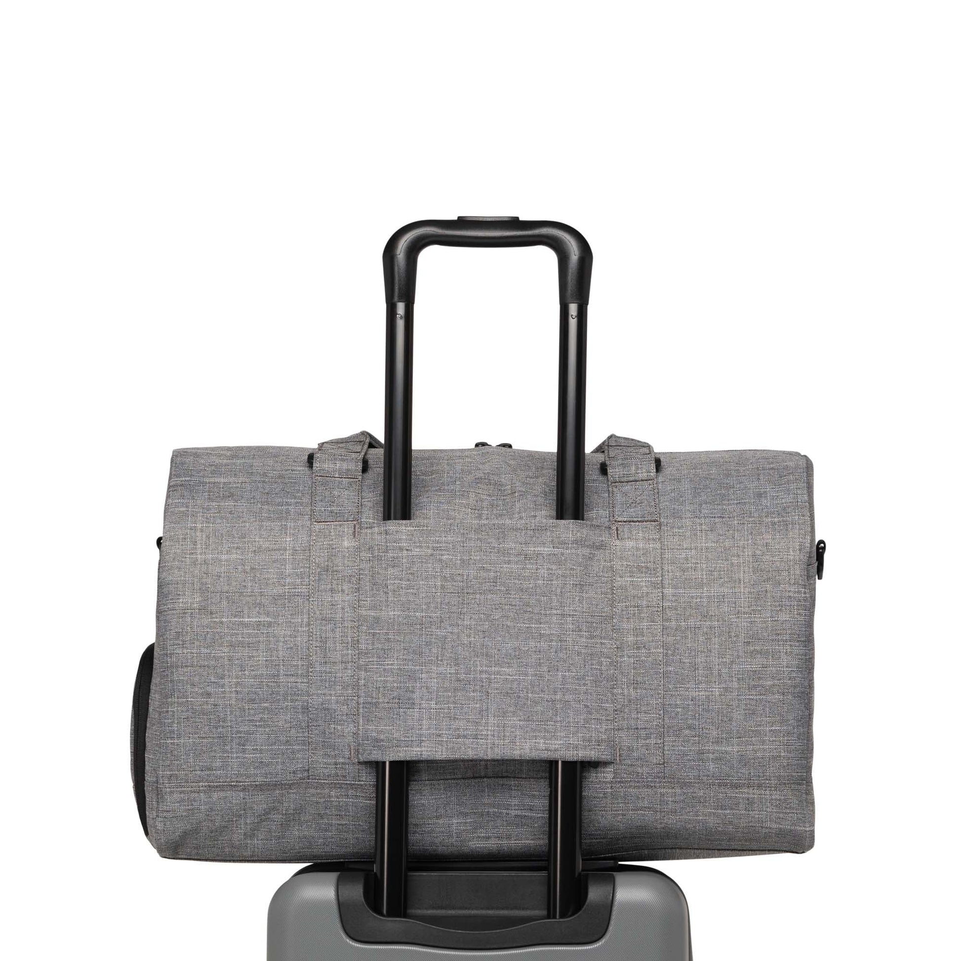 Herschel Tech Novel Duffle in Raven Crosshatch