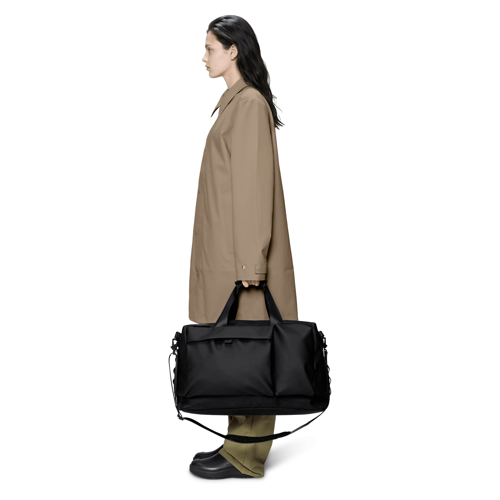 Rains Otaru Weekend Bag in Black