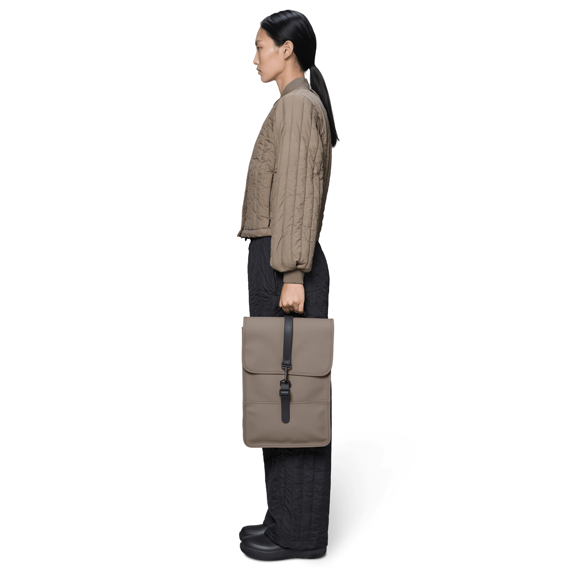 Rains Backpack Mini in Cinder