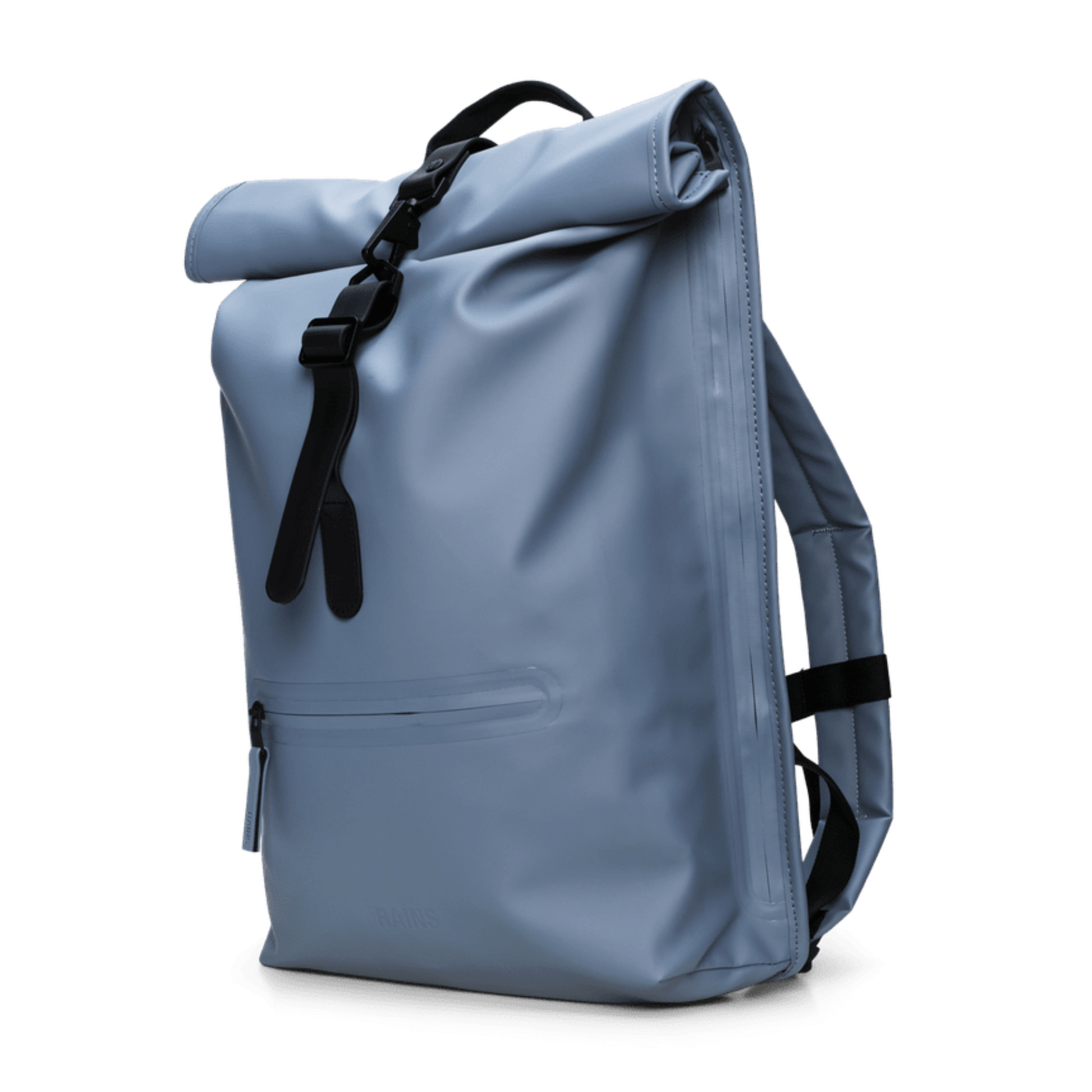 Rains Rolltop Rucksack in Blue Dusk