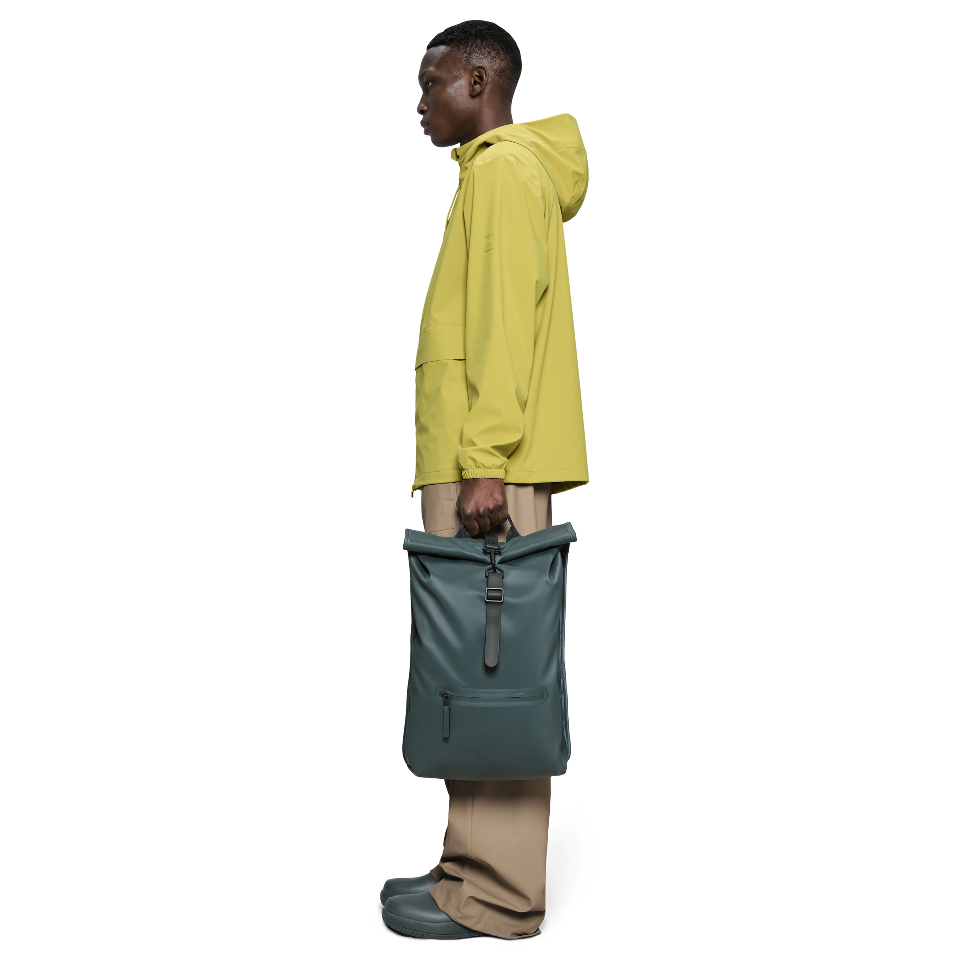 Rains Rolltop Rucksack in Mystique