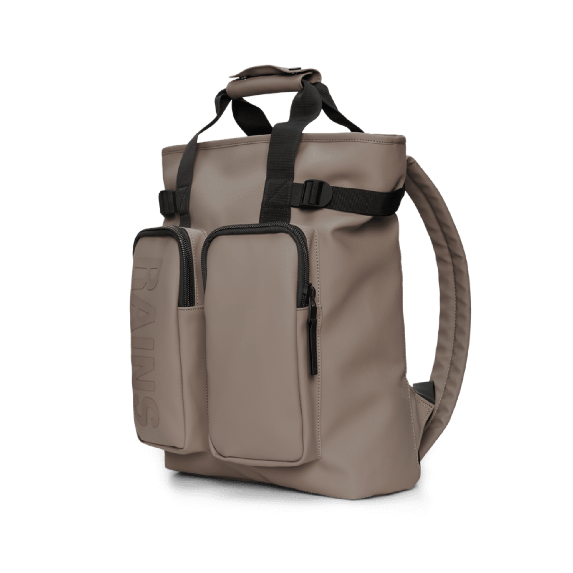 Rains Texel Tote Backpack in Cinder