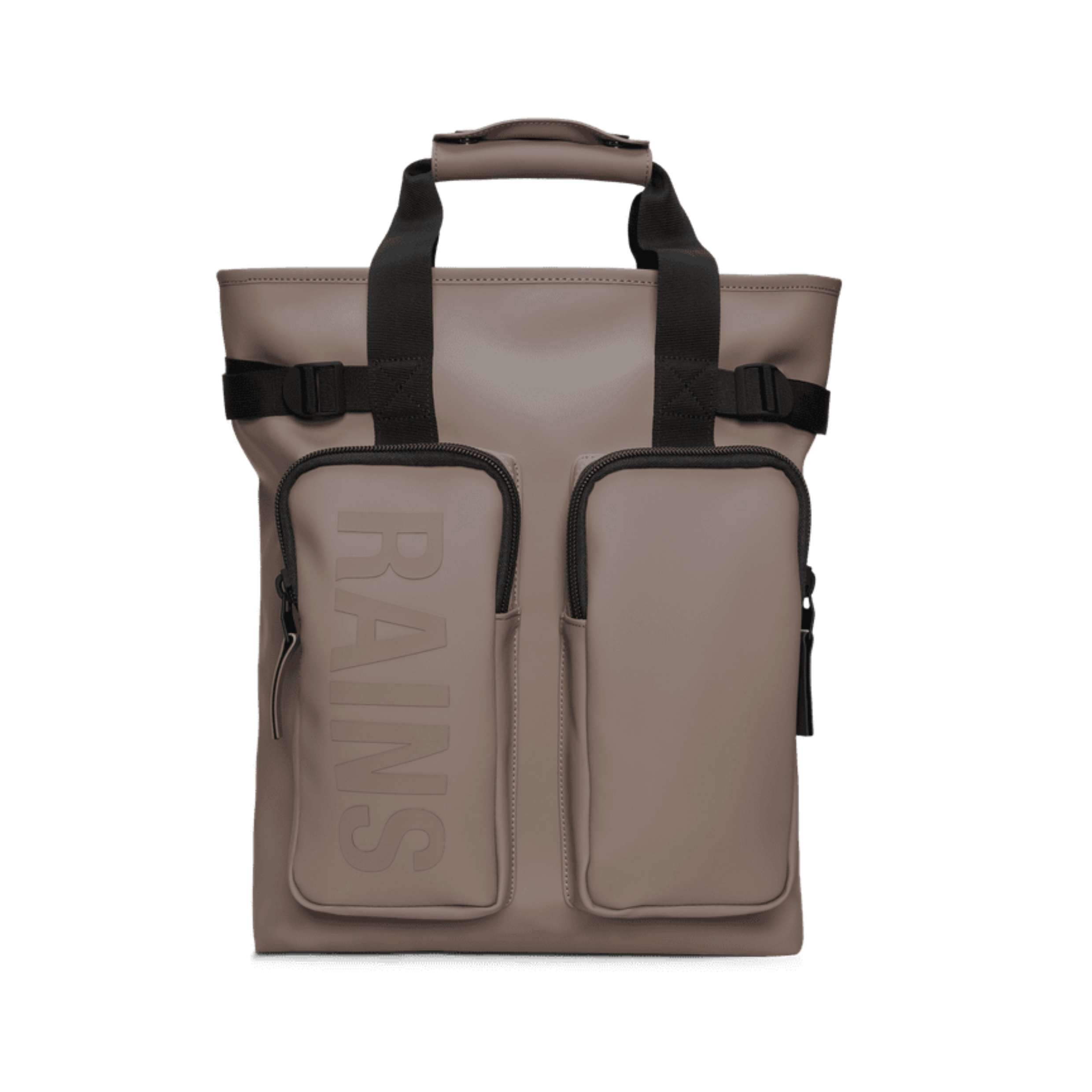 Rains Texel Tote Backpack in Cinder