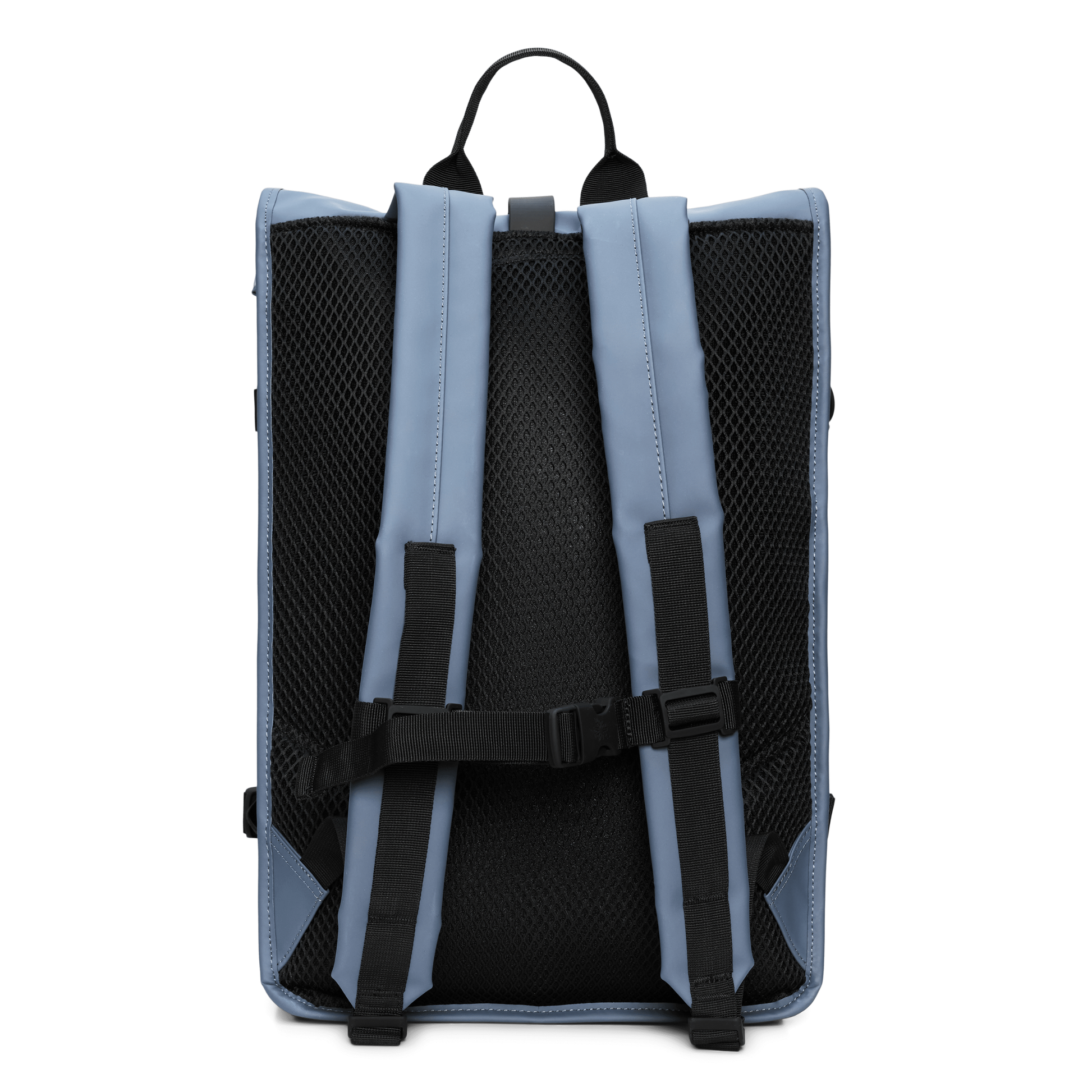 Rains Rolltop Rucksack Large in Blue Dusk