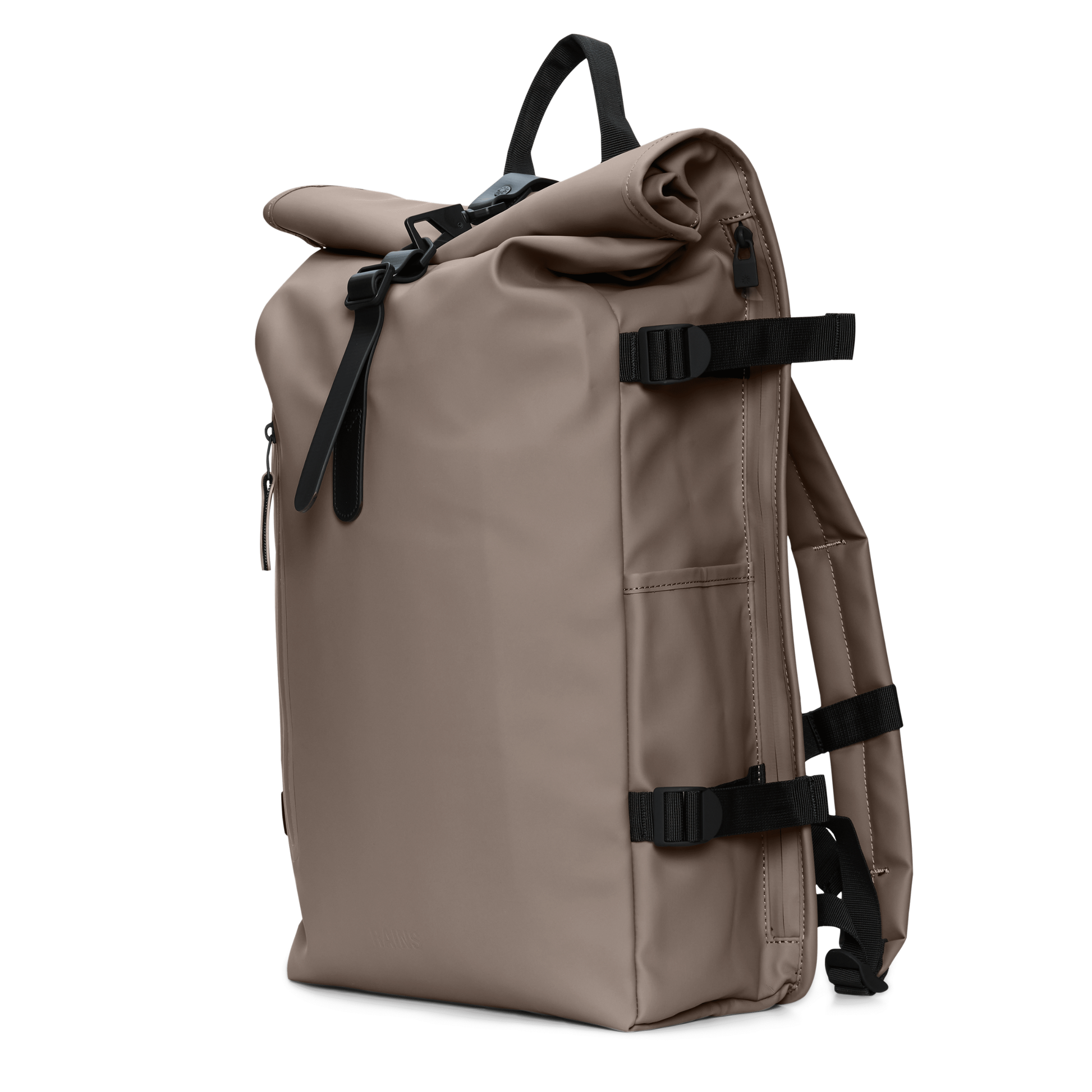 Rains Rolltop Rucksack Large in Cinder