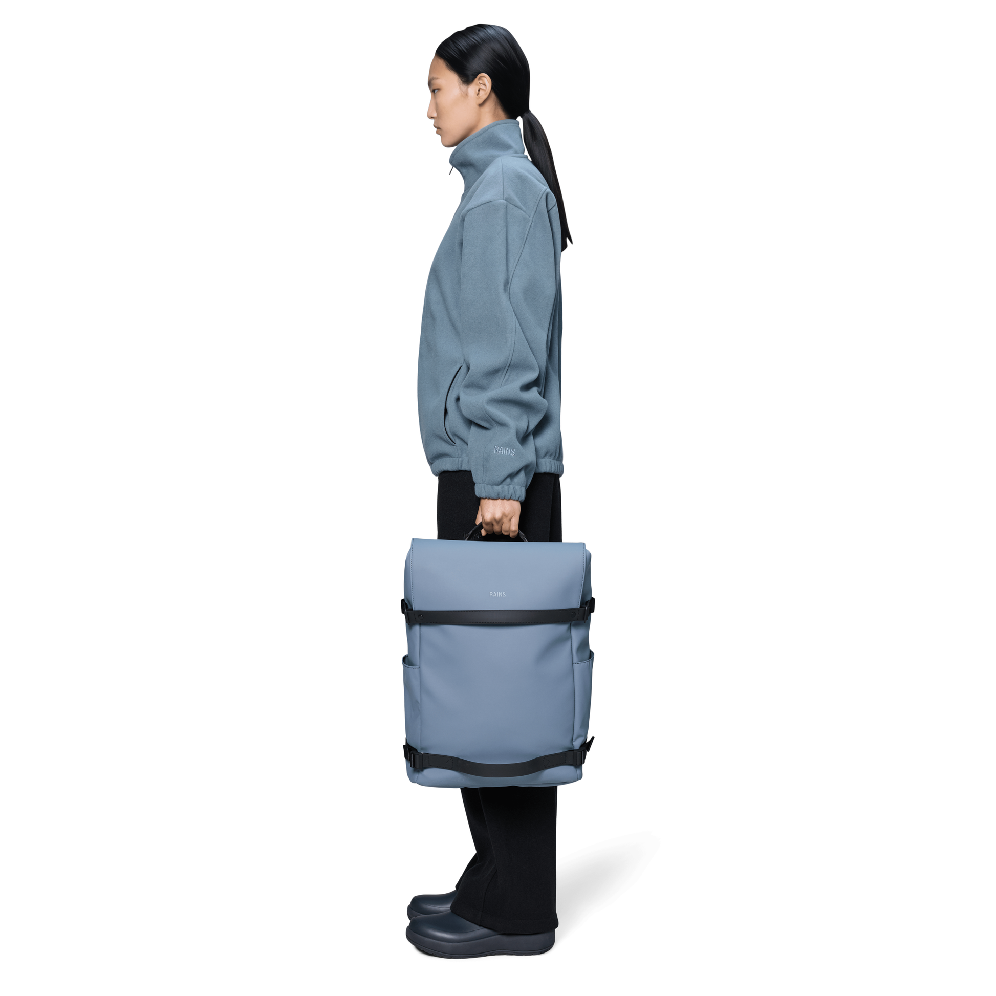 Rains OTG Backpack in Blue Dusk