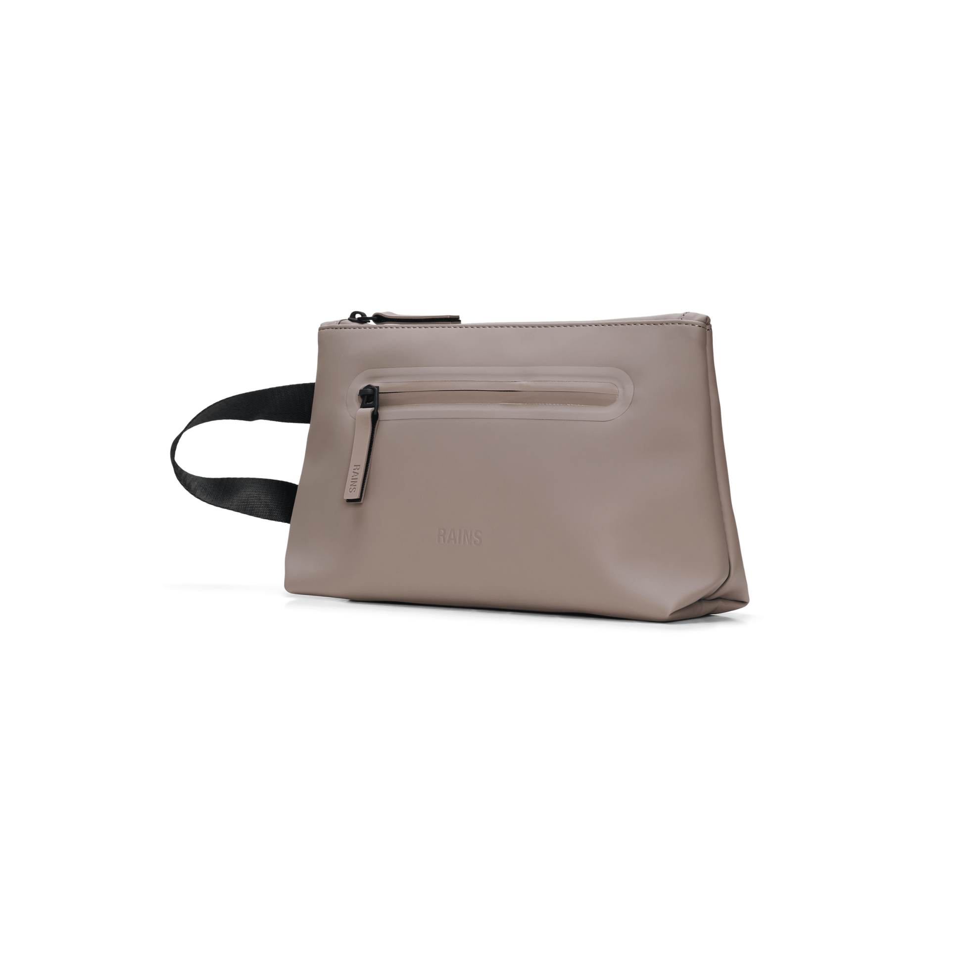 Rains 2 Zip Cosmetic Bag Large in Cinder