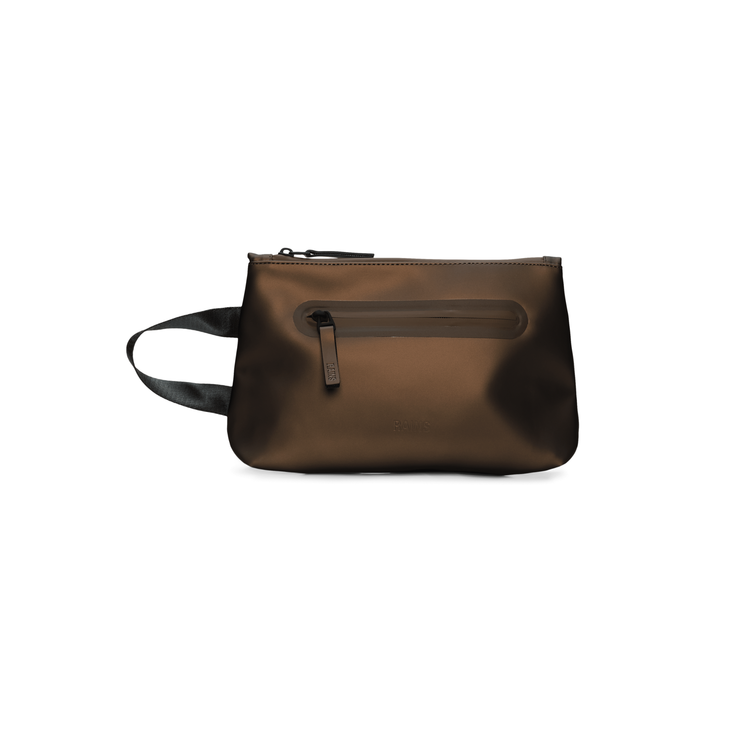 Rains 2 Zip Cosmetic Bag Large in Comet