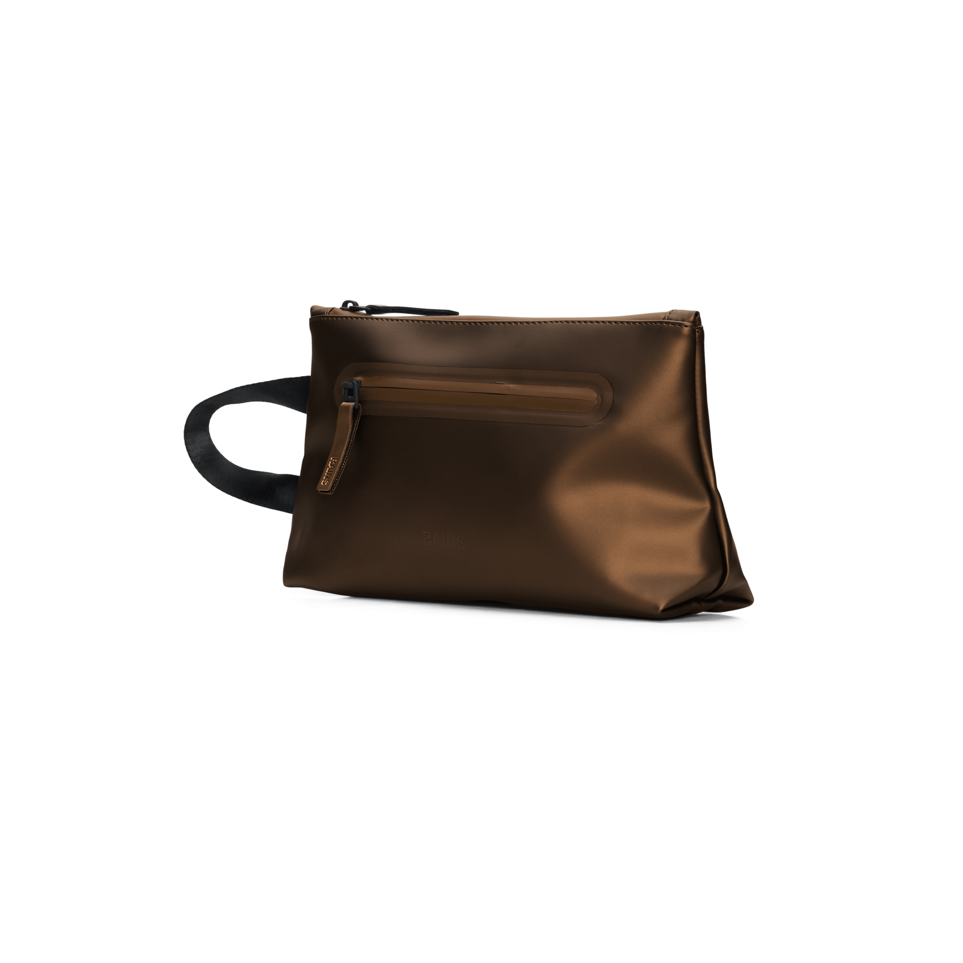 Rains 2 Zip Cosmetic Bag Large in Comet