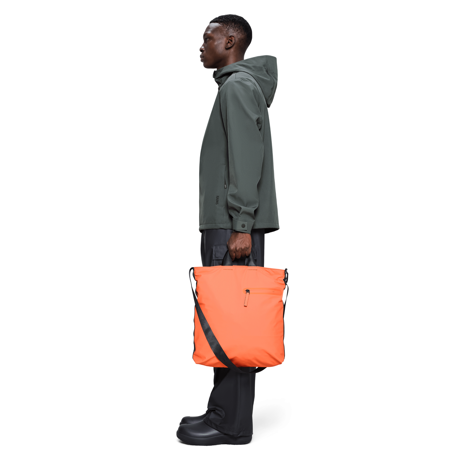 Rains Dash Tote Bag in Ember