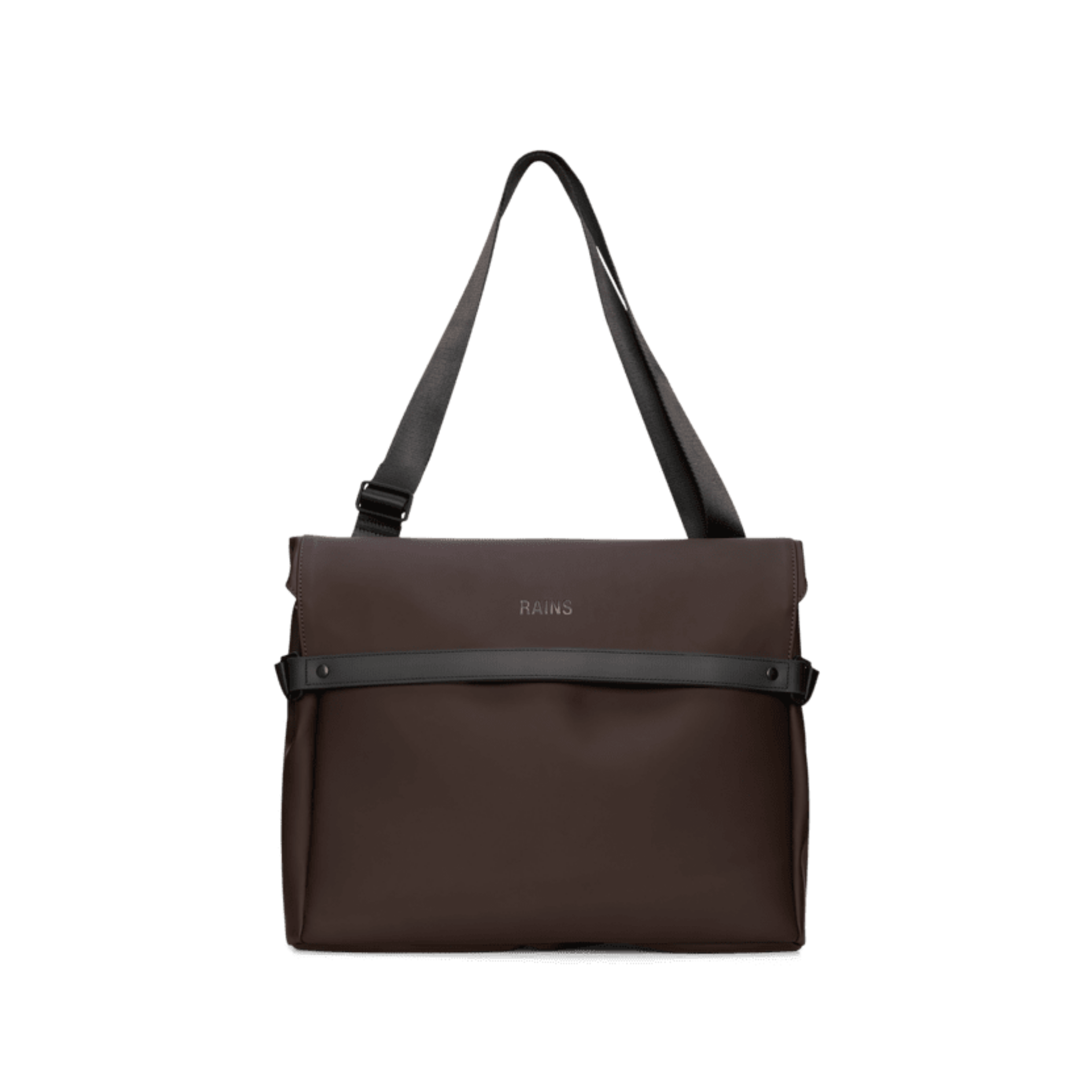 Rains OTG Messenger Bag in Bark