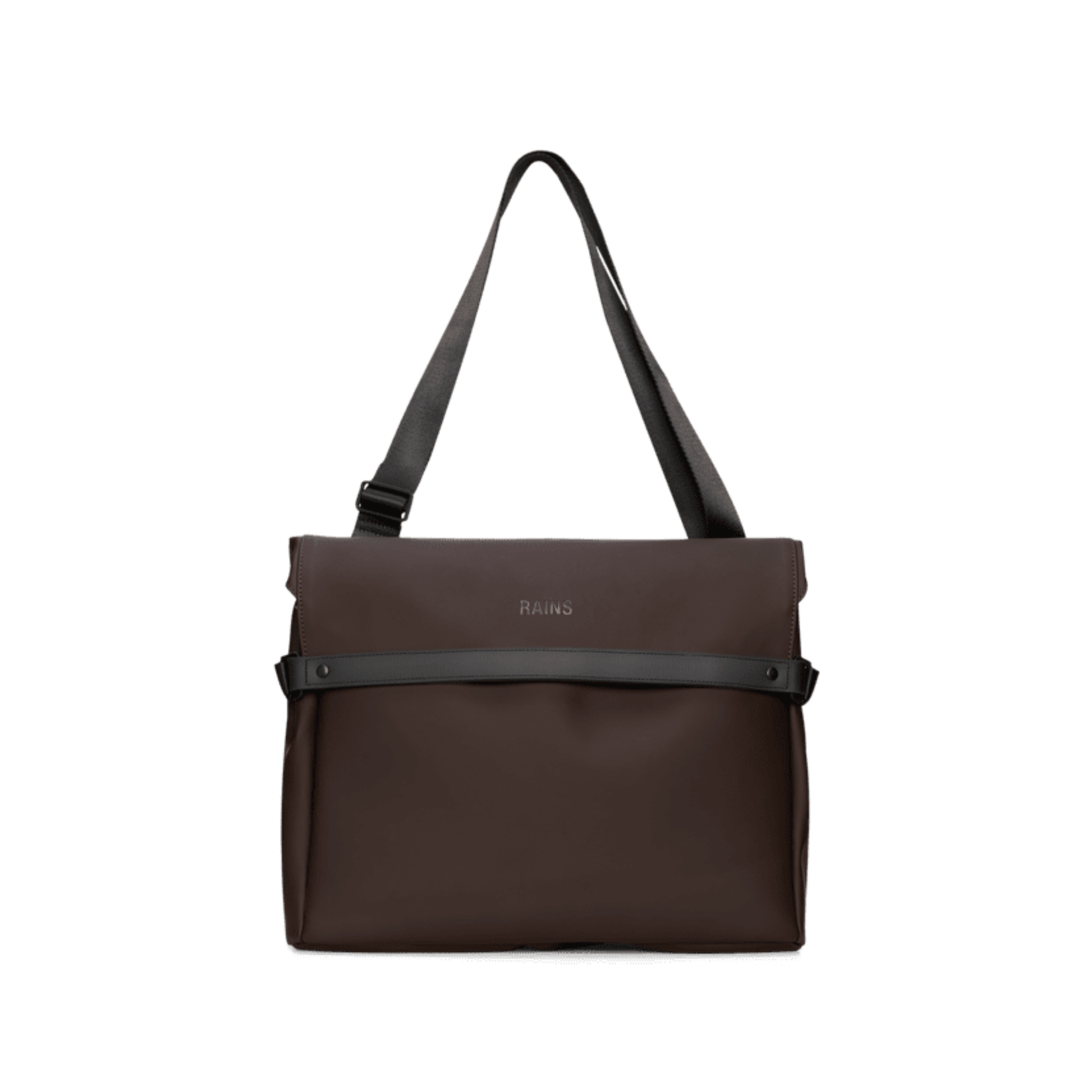 Rains OTG Messenger Bag in Bark