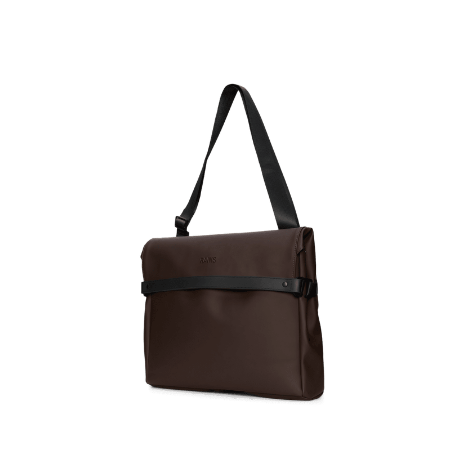 Rains OTG Messenger Bag in Bark