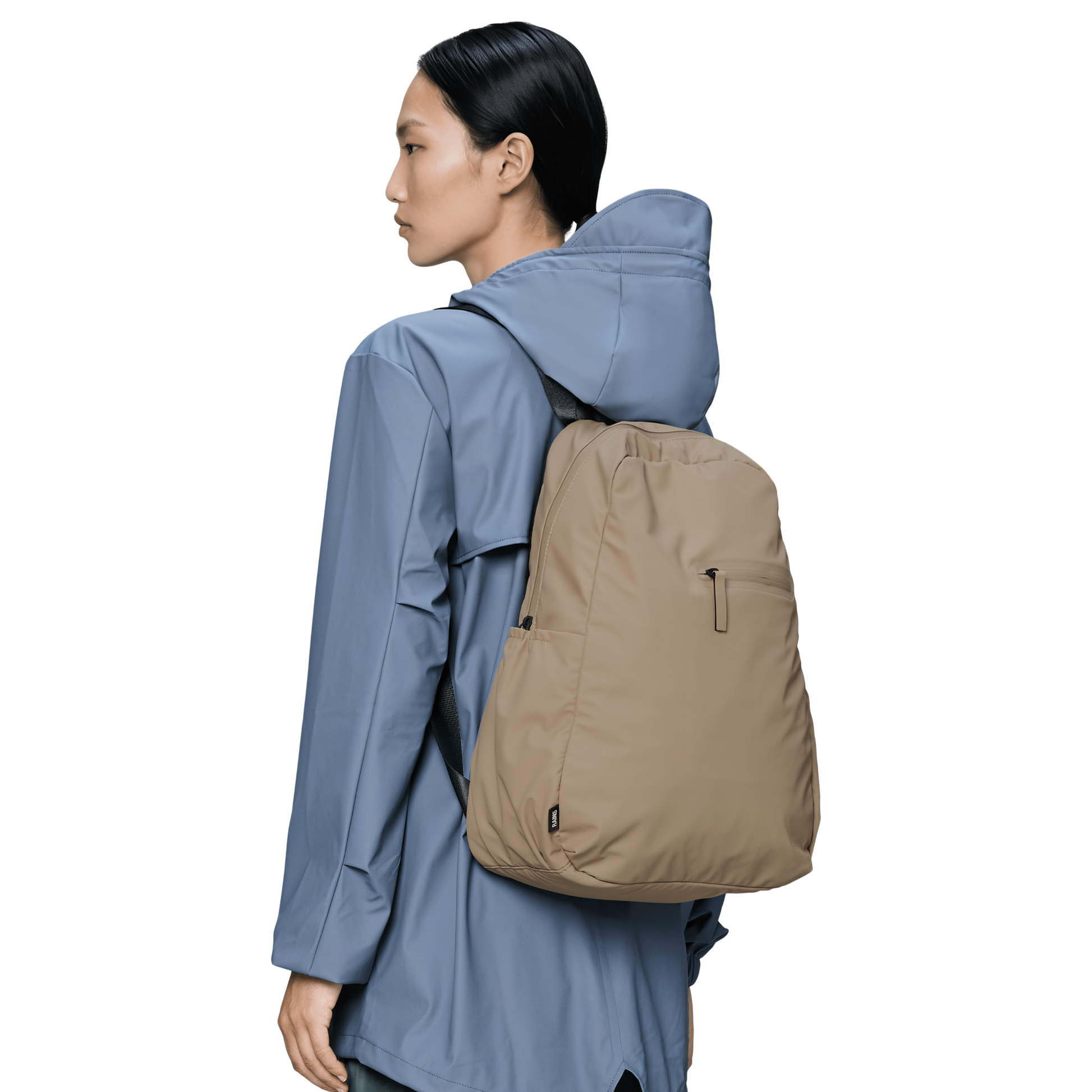 Rains Dash Backpack in Beige
