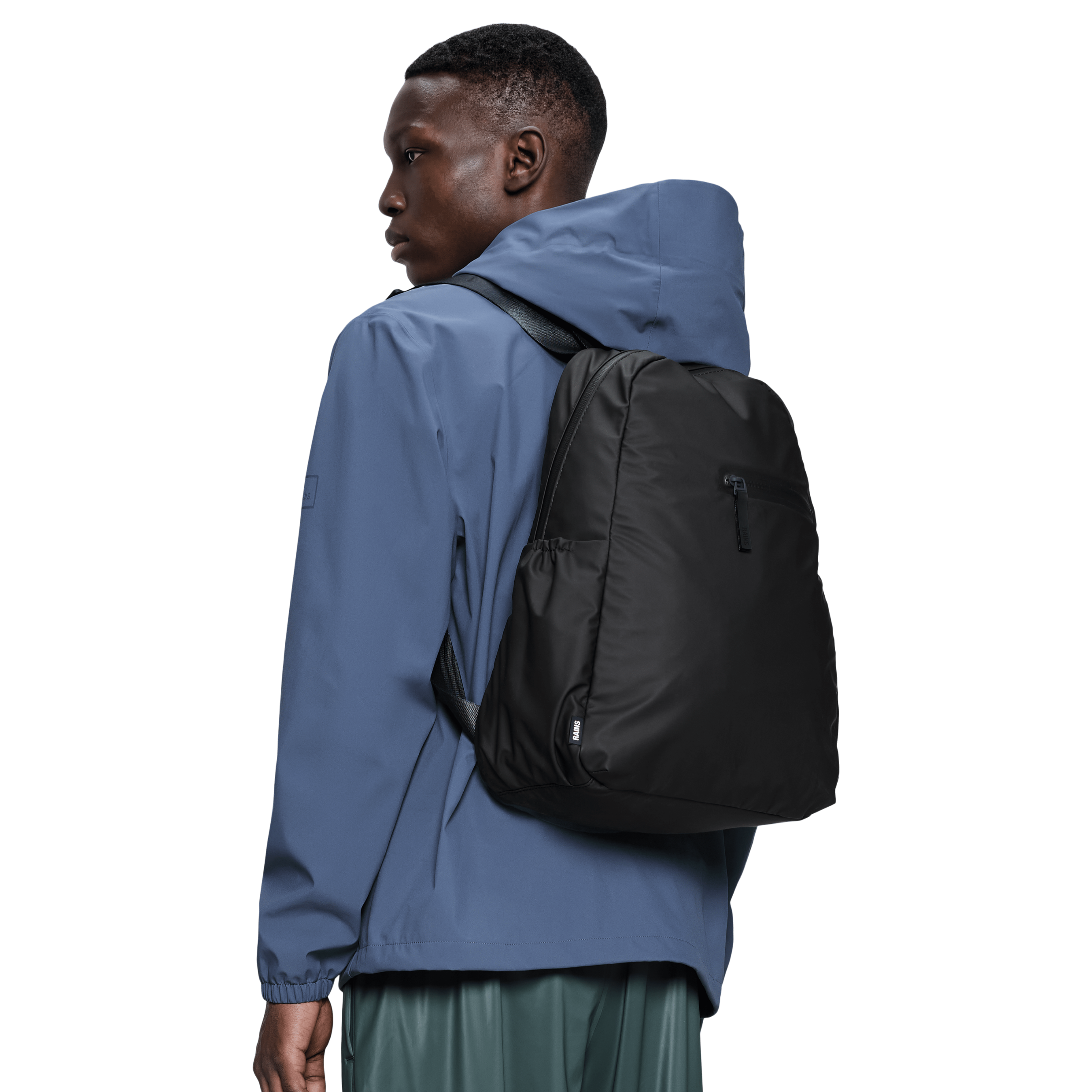Rains Dash Backpack in Black